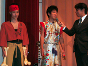 こころの宝石箱の安達代表の後輩でもあり元ＴＳＫアナウンサーの岩田浩岳さんと「よさこい踊り」のトークショー