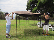 ＢＢＱ準備1